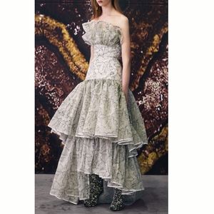 🛑SOLD🛑Maticevski Silk Floral Bodicec Sz2